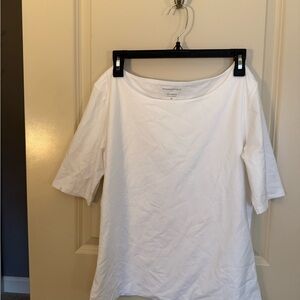 Banana Republic Classic White Short Sleeve Top